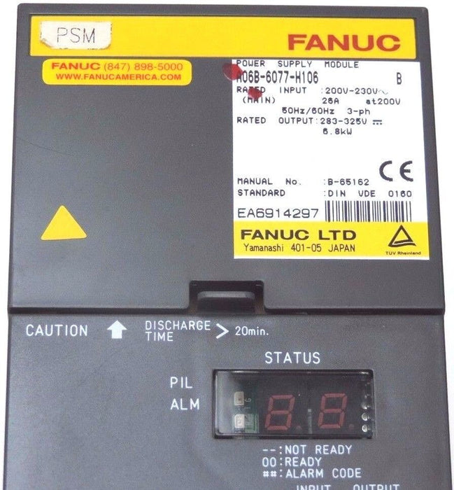 REPAIRED FANUC A06B-6077-H106 POWER SUPPLY MODULE A06B6007H106