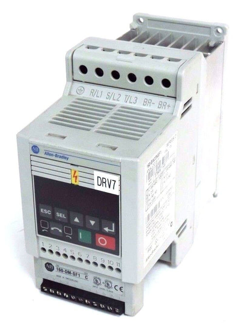 ALLEN BRADLEY 160-BA03NSF1 SER. C SPEED CONTROLLER 0.75KW/1HP, FRN: 7.06