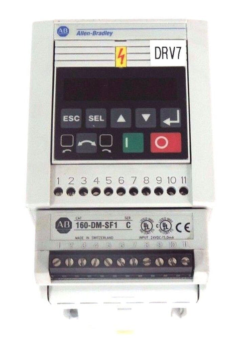 ALLEN BRADLEY 160-BA03NSF1 SER. C SPEED CONTROLLER 0.75KW/1HP, FRN: 7.06