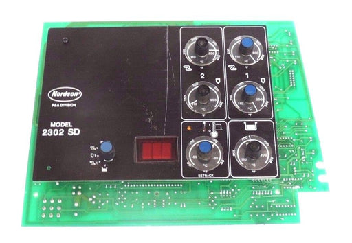 NORDSON MODEL 2302 SD DIGITAL READOUT W/ 276883B CONTROL BOARD BA96M04193