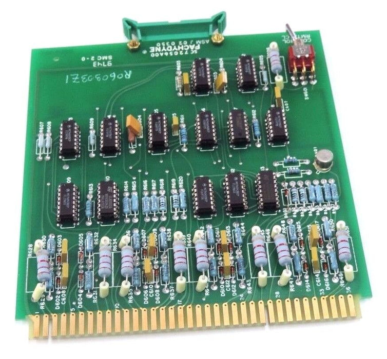 PACHYDYNE ASM J-02-0350 CONTROL RMT/LCL CARD SC 72056A00, BF-179-A, J020353