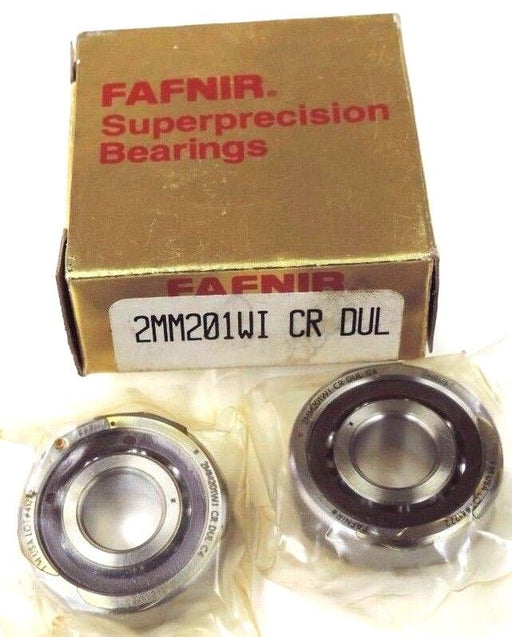 NIB FAFNIR 2MM201WI SUPERPRECISION SPINDLE BEARING PAIR BEARING 2MM201WI CR DUL