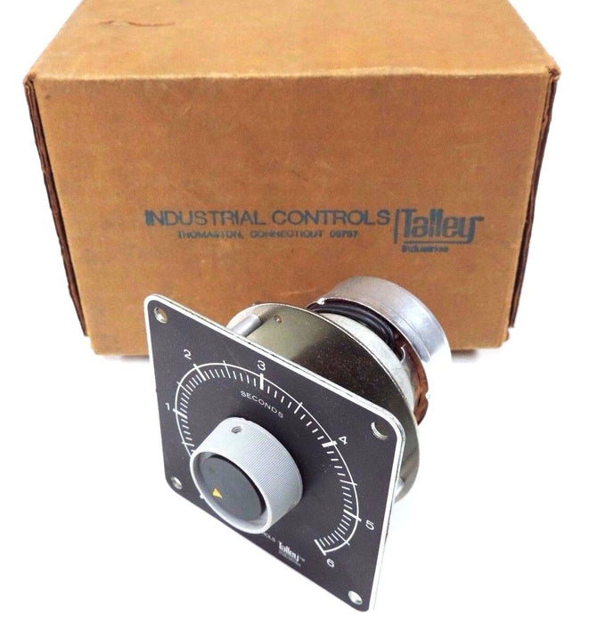 NIB TALLY DP11A-007H DELAY TIMER SW10A, 250VAC, 6SEC., BT30107, DP11A007H