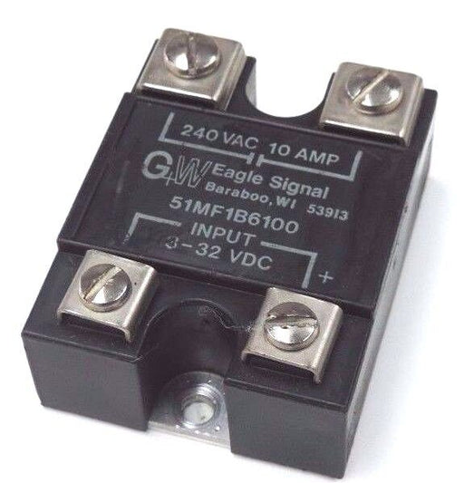 EAGLE SIGNAL 51MF1B6100 SOLID-STATE RELAY IN 3-32 VDC OUT 240VAC/10AMP