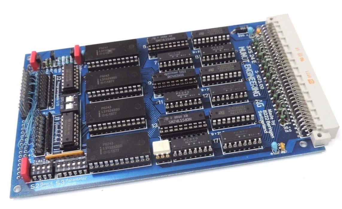 MUNOT ENGINEERING SYS 24 E BOARD 3-1073.00, SYS24E