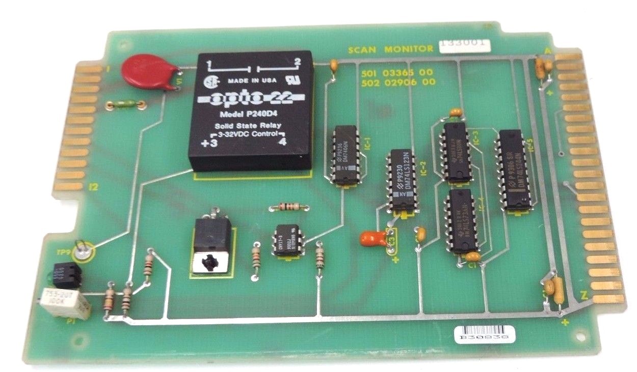 GIDDINGS & LEWIS 502-02906-00 SCAN MONITOR 5020290600, 501-03365-00