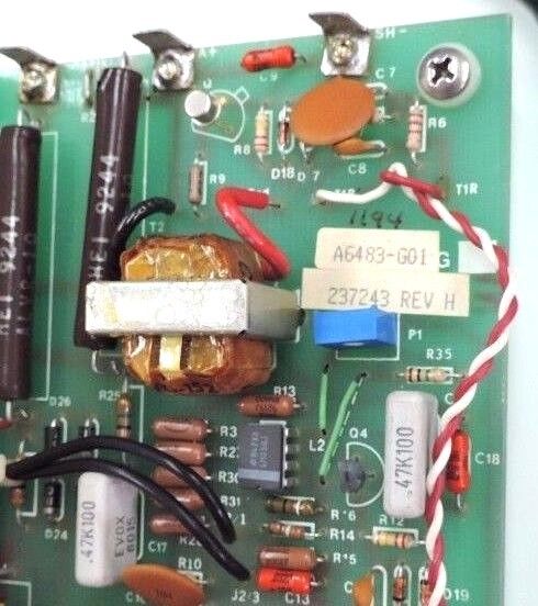 CNC CLEVELAND MACHINE CONTROLS A6483-G01 BOARD 237243 REV. H, PC0856 REV. D