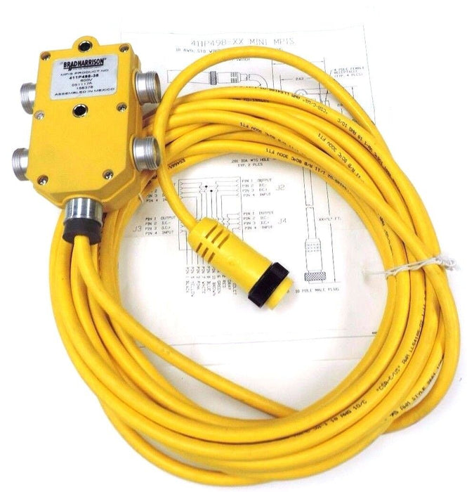 NEW BRAD HARRISION 411P498-35 MULTI-PORT INTERCONNECT SYSTEM 4 PORT, 600V