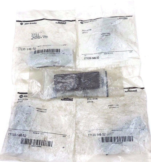 LOT OF 5 NEW ALLEN BRADLEY 77135-146-52 MEMORY CARD RETAINER KITS  7713514652