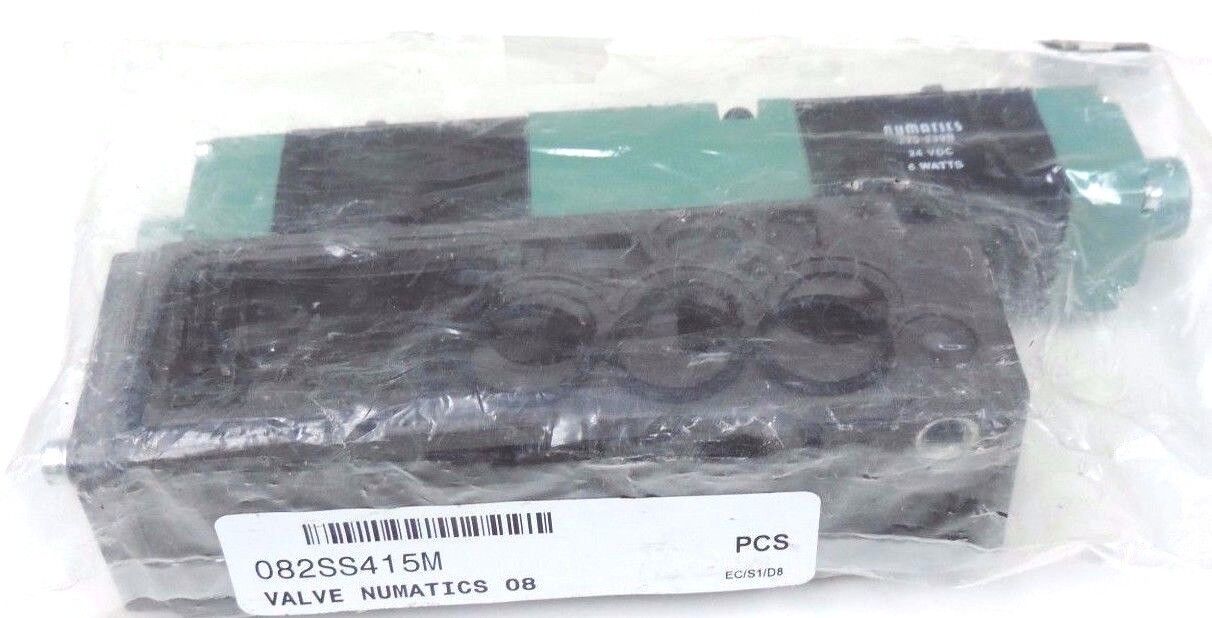 NEW NUMATICS 082SS4154000061 VALVE 24VDC, AMPS: .26 W/ 225-239B