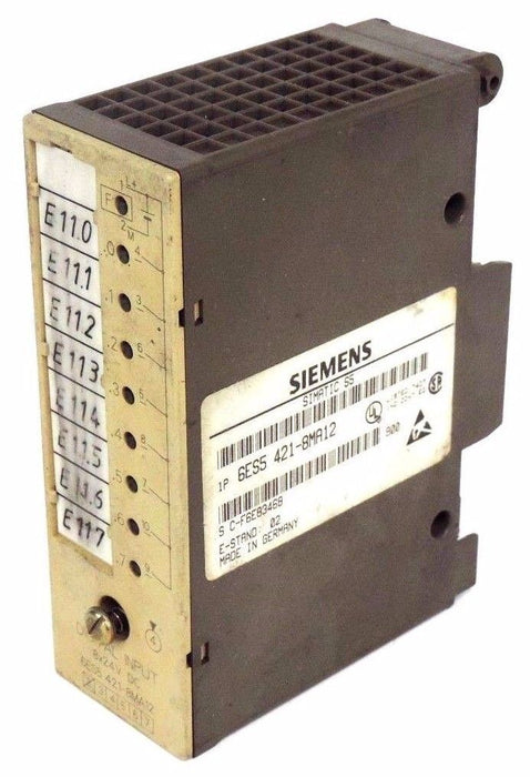 SIEMENS 6ES5 421-8MA12 SIMATIC S5 INPUT MODULE 6ES54218MA12