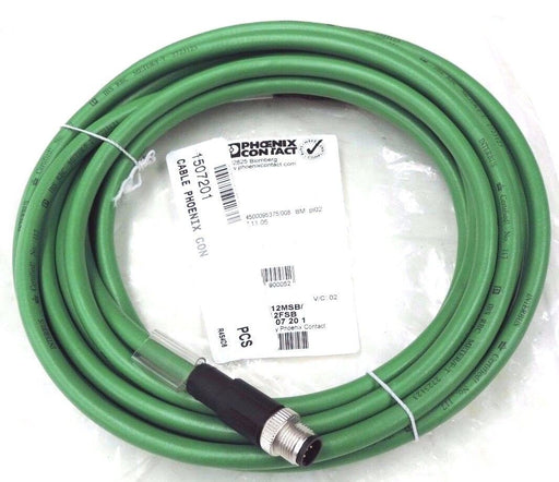 NEW PHOENIX CONTACT SAC-5P-M12MSB/5,0-900/M12FSB CABLE CONN. ORD. NO. : 1507201