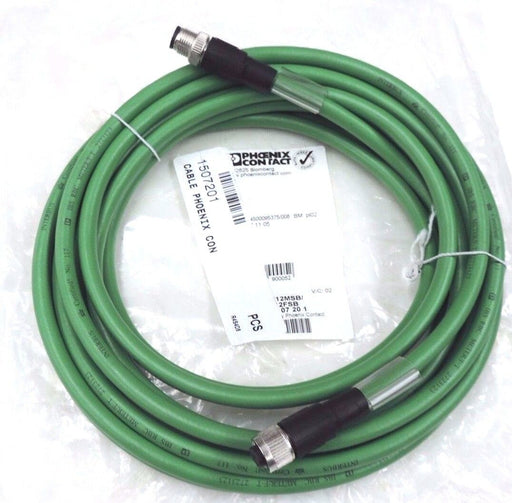 NEW PHOENIX CONTACT SAC-5P-M12MSB/5,0-900/M12FSB CABLE CONN. ORD. NO. : 1507201