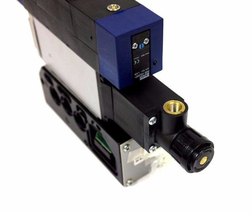 NIB PARKER H1563BGMB9260B PNEUMATIC VALVE 1/4" D SOL 3POS 24VDC PS4038260P