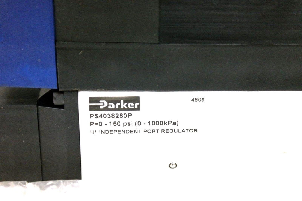 NIB PARKER H1563BGMB9260B PNEUMATIC VALVE 1/4" D SOL 3POS 24VDC PS4038260P