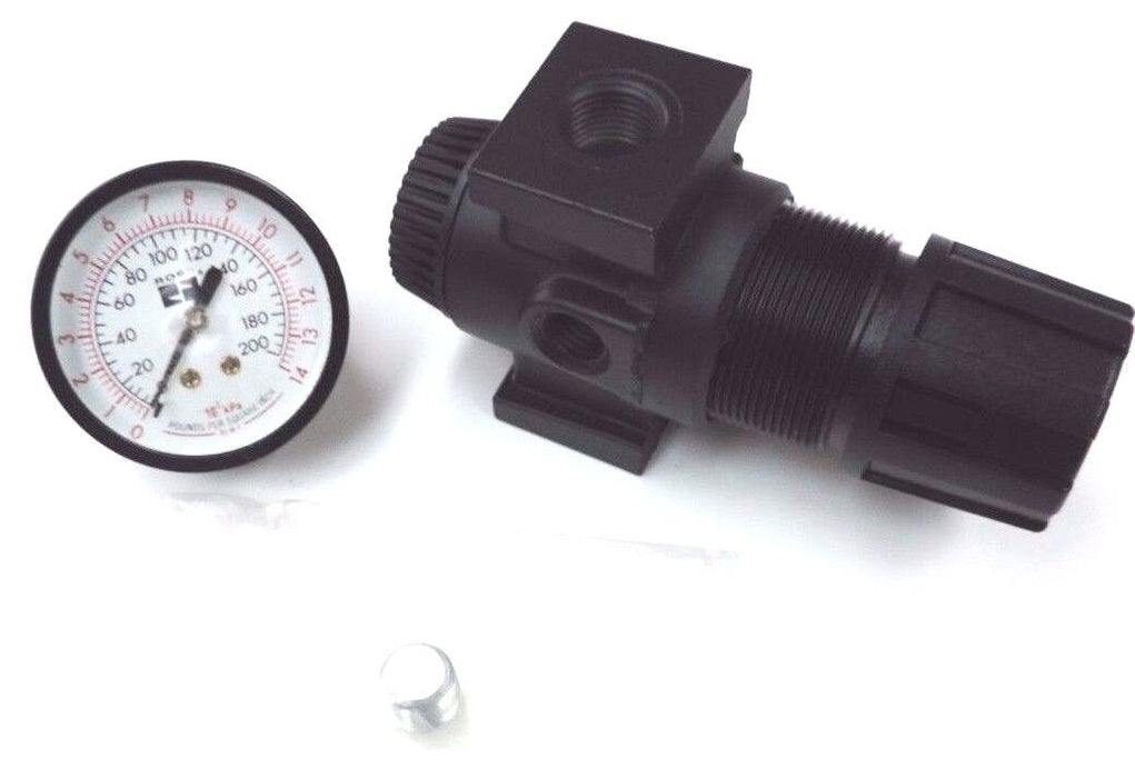 NIB ROSS 5213B3015 REG. 3/8 PIST TYPE 0-150PSI W/ 5400A2011 1/4 PRESSURE GAUGE