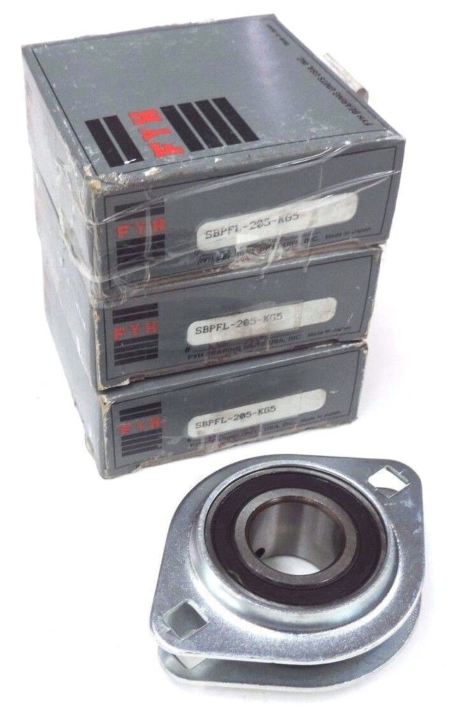 LOT OF 3 NIB FYH SBPFL-205-KG5 2 BOLT FLANGE UNITS SBFL205KG5