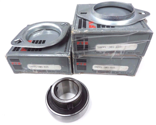 LOT OF 3 NIB FYH SBPFL-205-KG5 2 BOLT FLANGE UNITS SBFL205KG5