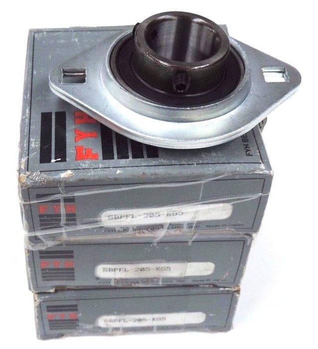 LOT OF 3 NIB FYH SBPFL-205-KG5 2 BOLT FLANGE UNITS SBFL205KG5