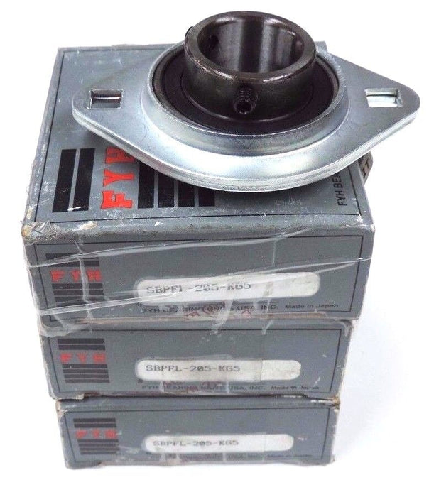 LOT OF 3 NIB FYH SBPFL-205-KG5 2 BOLT FLANGE UNITS SBFL205KG5