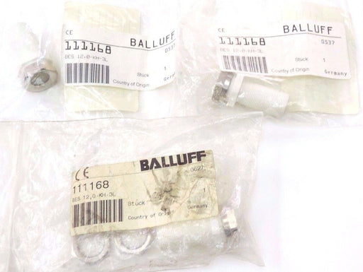 LOT OF 3 NEW BALLUFF BES120KH3L SENSOR ACCESSORIES BES 12,0-KH-3L