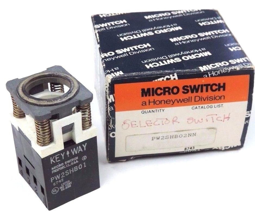 NIB HONEYWELL PW2SHB02NN SELECTOR SWITCH, PW2SHB01, PWCN, PW2SZ02, PW2PZ03