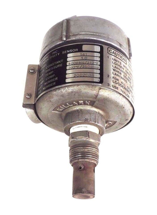 ROSEMOUNT UNILOC 2002038 CONDUCTIVITY SENSOR MODEL 141, 250/400PSIG