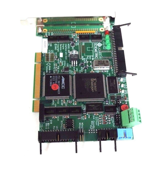 NEW SCIEMETRIC 063-8080000 MODEL 808 PCI INTERFACE WITH DATA CARD REV. 3, A4949