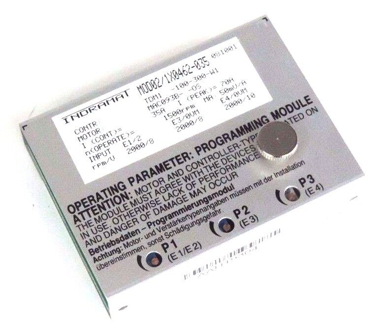 NEW INDRAMAT MOD02/1X0462-035 MODULE 1500RPM, 50MV/A, MOD021X0462035