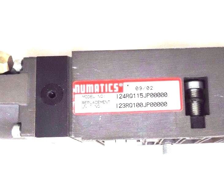 NUMATICS I24RQ115JP00000 REGULATOR VALVE I23RQ100JP00000 W/ 214-103 GAUGES