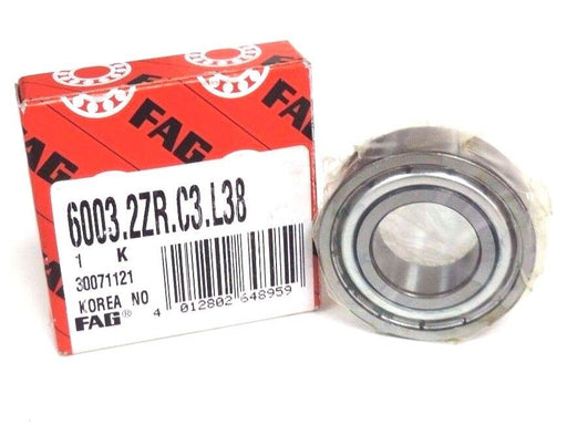 NIB FAG 6003.2ZR.C3.L38 RADIAL DEEP GROOVE BALL 30071121