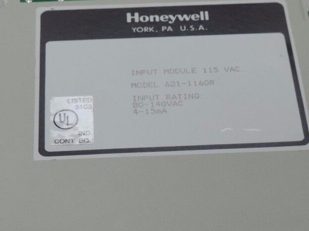 HONEYWELL 621-1160R INPUT MODULE 6211160R, D030009124A