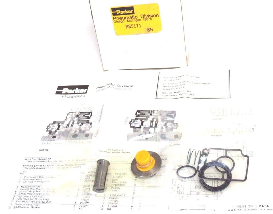 NIB PARKER PS5171 REPAIR KIT