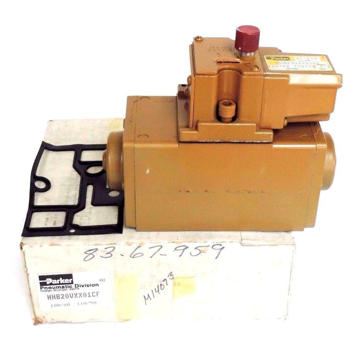 PARKER HHB20VXX01CF SOLENOID VALVE 110/120V, 50/60HZ, 7.2W, HHB20VXX01CE