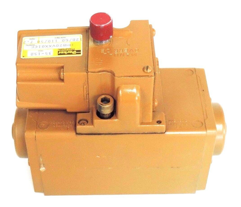 PARKER HHB20VXX01CF SOLENOID VALVE 110/120V, 50/60HZ, 7.2W, HHB20VXX01CE