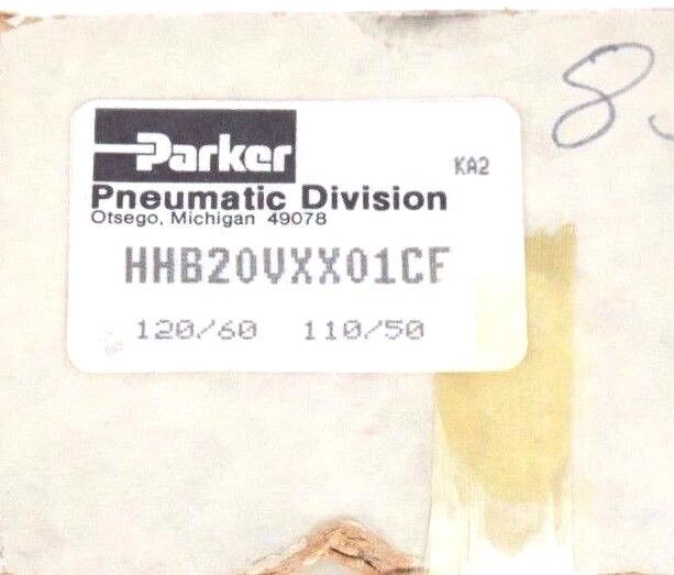 PARKER HHB20VXX01CF SOLENOID VALVE 110/120V, 50/60HZ, 7.2W, HHB20VXX01CE