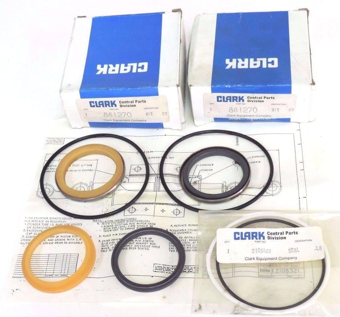 LOT OF 2 NIB CLARK 841270 SEAL KITS FOR HYDRAULIC TRUCK LIFT