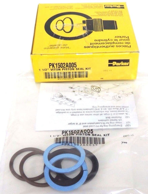 NIB PARKER PK1502A005 VITON PISTON SEAL KIT 1-1/2''
