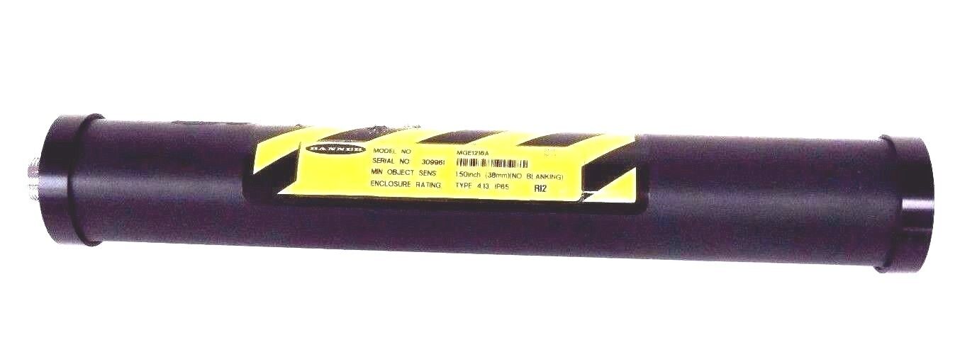 BANNER MGE1216A LIGHT CURTAIN EMITTER GUARD 27749, 38MM