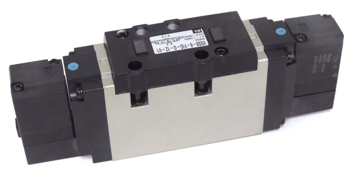 NEW SMC VSS8-6-FIG-D-1Z-V1 VALVE VSS86FIGD1ZV1, 0.1~1.0MPa - MISSING GASKET