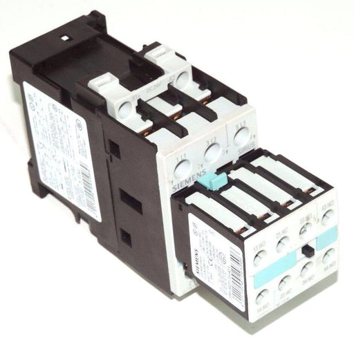 SIEMENS 3RT1025-1B CONTACTOR WITH 3RH1921-1HA31 CONTACT BLOCK