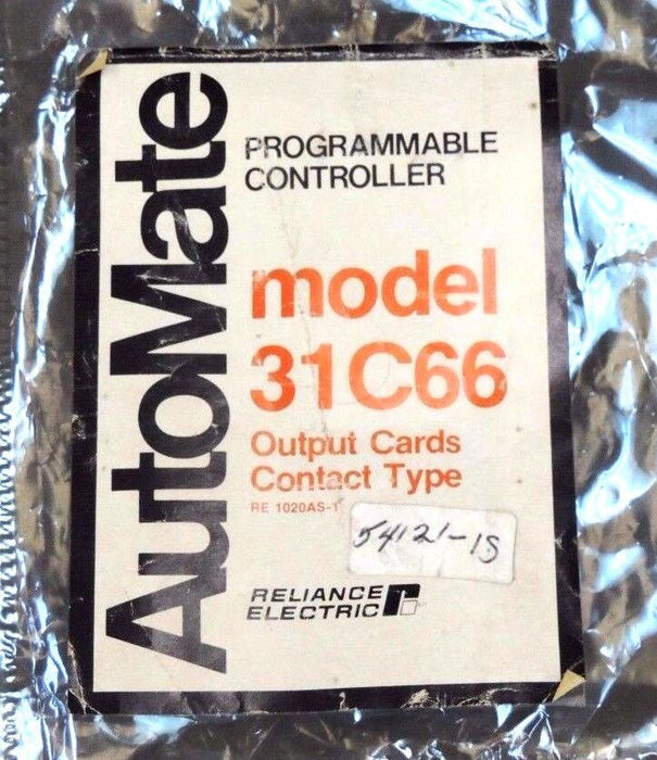 NEW RELIANCE ELECTRIC 0-52712-6 OUTPUT CARD 801414-26A, 0-54121-1S-762, 0527126