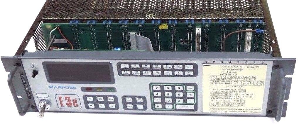 MARPOSS E3C 8160561134 PROCESS CONTROLLER W/ 6830326601, 6116320400 BOARDS