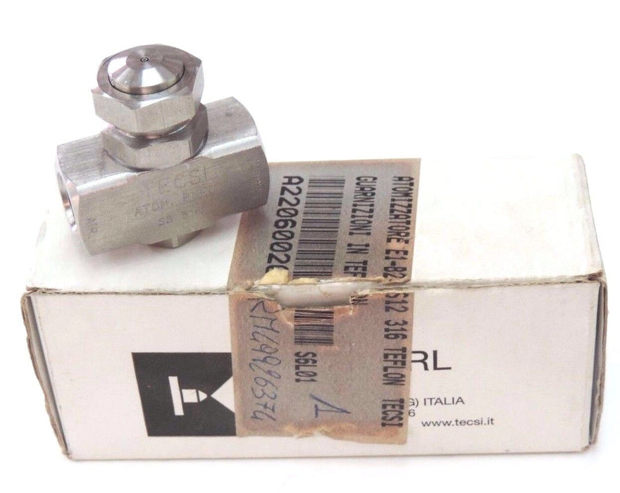 NIB ATOMIZZATORE TECSI SS 316 VALVE E1-B2-S12 316 TEFLON