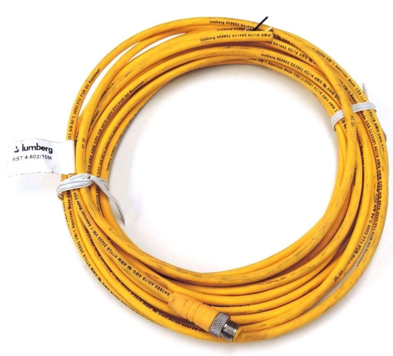 LUMBERG RST4-602/10M CORDSET 4PIN MALE 10METER RST460210M