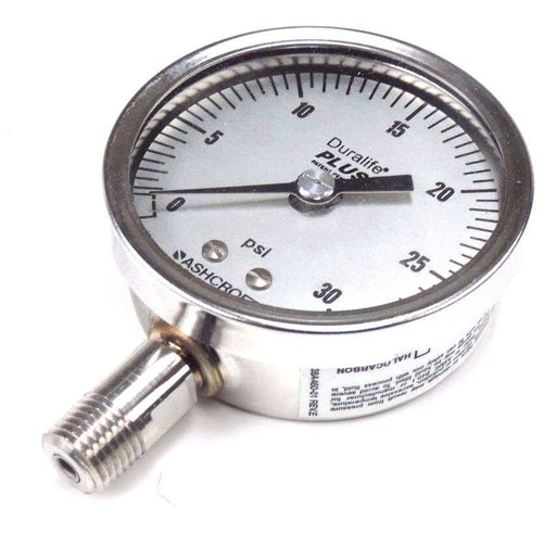 NIB ASHCROFT 1MA42121-010 DURALIFE GAUGE 2-1/2'', 25 1009SW 02L XLL, 1MA42121010
