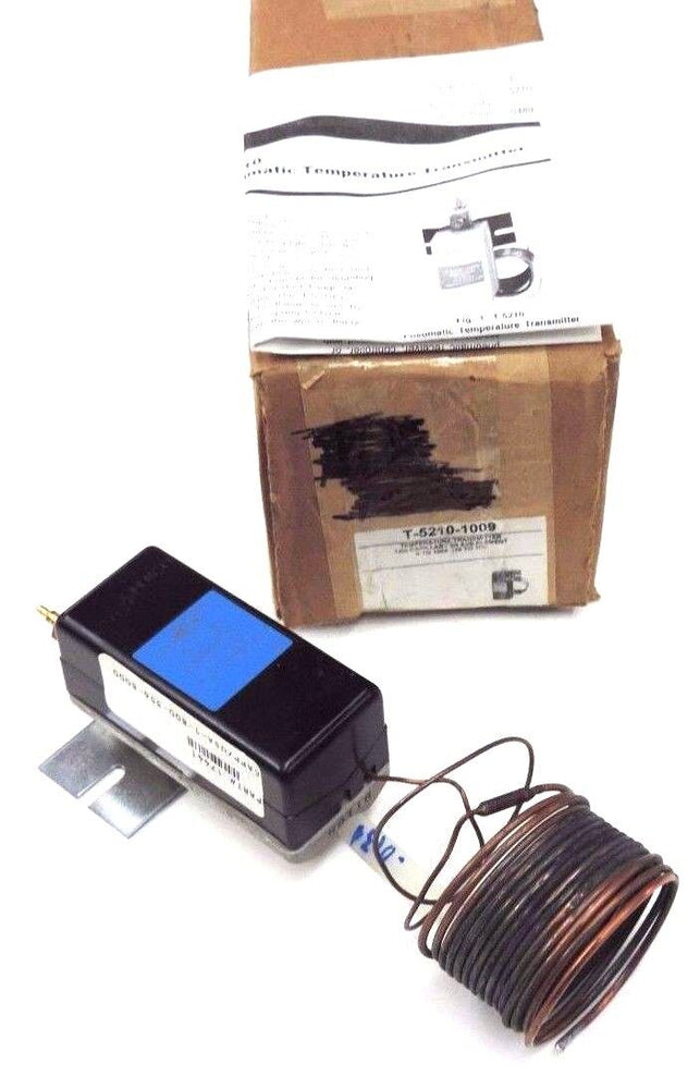 REPAIRED JOHNSON CONTROLS T-5210-1009 TEMP. TRANSMITTER 0/100 DEG. F., T52101009