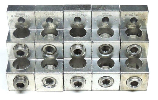 LOT OF 5 SQUARE D PV2-600 LUGS ALUMINUM, 600KCMIL-2, CU9AL