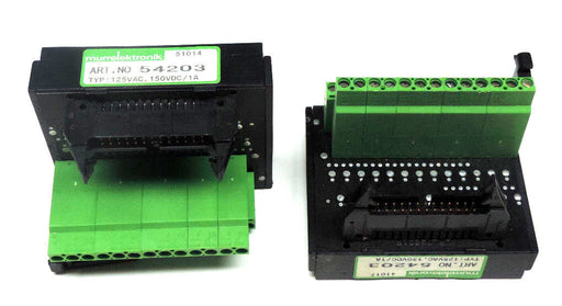 LOT OF 2 MURR ELECKTRONIK ART. NO. 54203 UFL 26 PLUG CONNECTORS