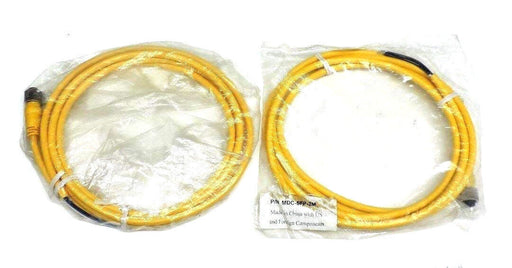 LOT OF 2 NEW MENCON MDC-5FP-2M, 5 POL FEM MDC CABLES, 2M, 22AWG, MDC5FP2M